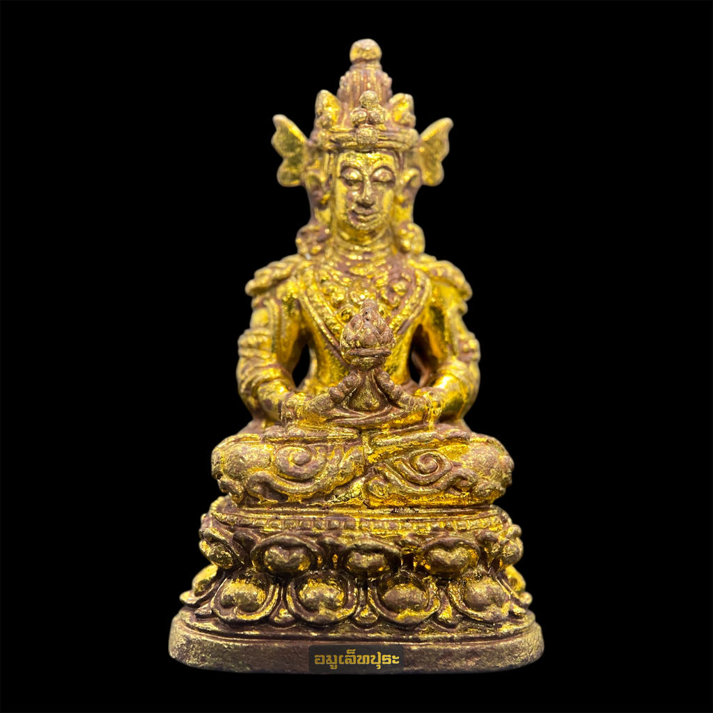 พระกริ่งเศรษฐีพญาชมภู (เนื้อทองระฆังอุดกริ่ง) รุ่น1 ปี55 วัดพระธาตุสุโทนมงคลคีรี จ.แพร่
