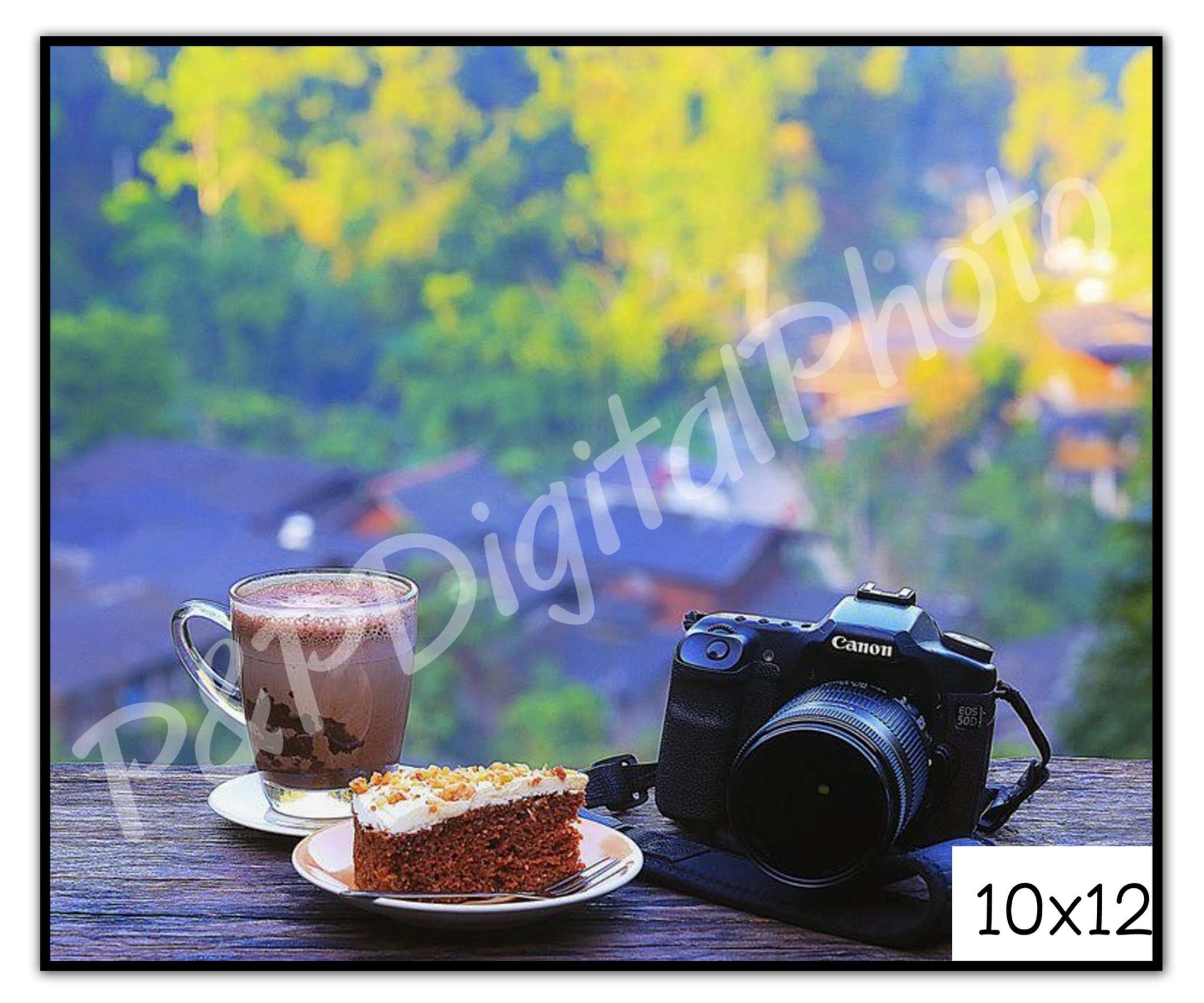 อัดรูปออนไลน์ ล้างรูปราคาถูก ขนาดอัดรูป 10x12 + กรอบลอย