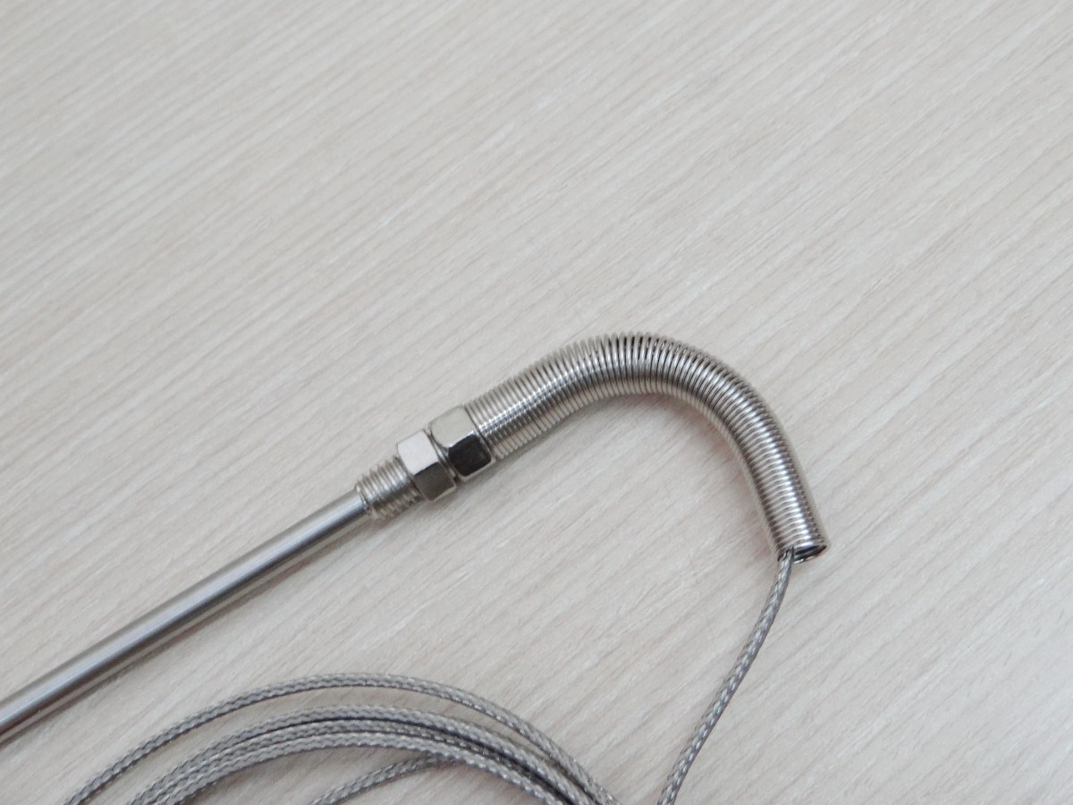 L150mm Probe Sensors K Type - 2M Cable, Thermocouple 0-400C, Thread M8, Diameter 5mm