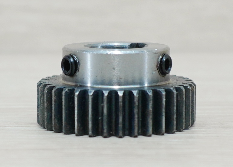 Spur Gear Pinion 1.0 Mod 35Teeth Bore 14mm - Hole & keyway (straight teeth - เฟืองตรง)