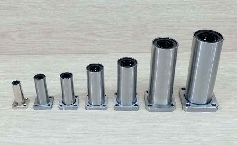 LMK16LUU 16x28x70mm Square Flange Long Linear Ball Bearing 16mm