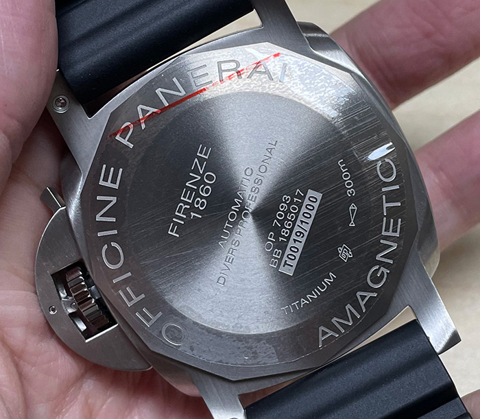 PAM1389 VSF Panerai Submersible Titanium 47 MM.