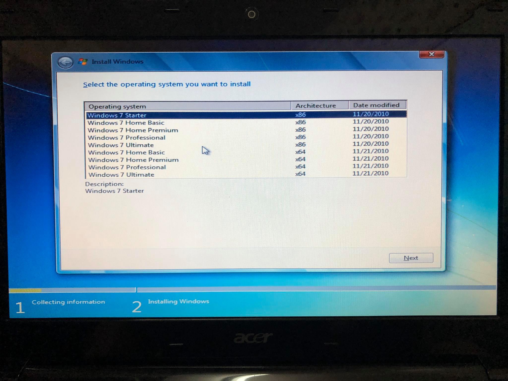 Windows 7 USB Bootable Flash Drive 16GB Install Recovery Repair แค่ตัวลงของเเท้ ไม่มีคีย์