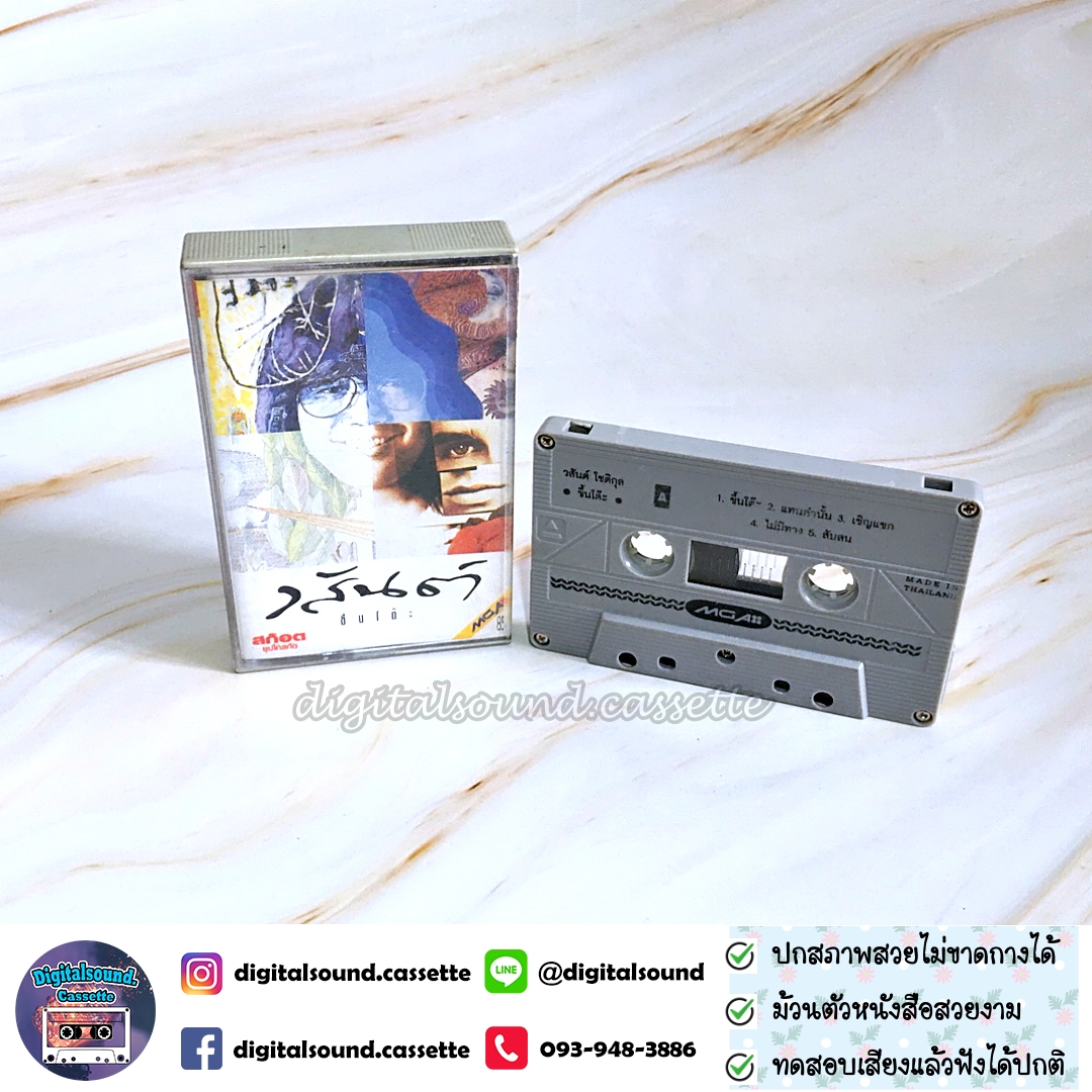 เทปคาสเซ็ท เทปเพลง วสันต์ โชติกุล อัลบั้ม ขึ้นโต๊ะ
