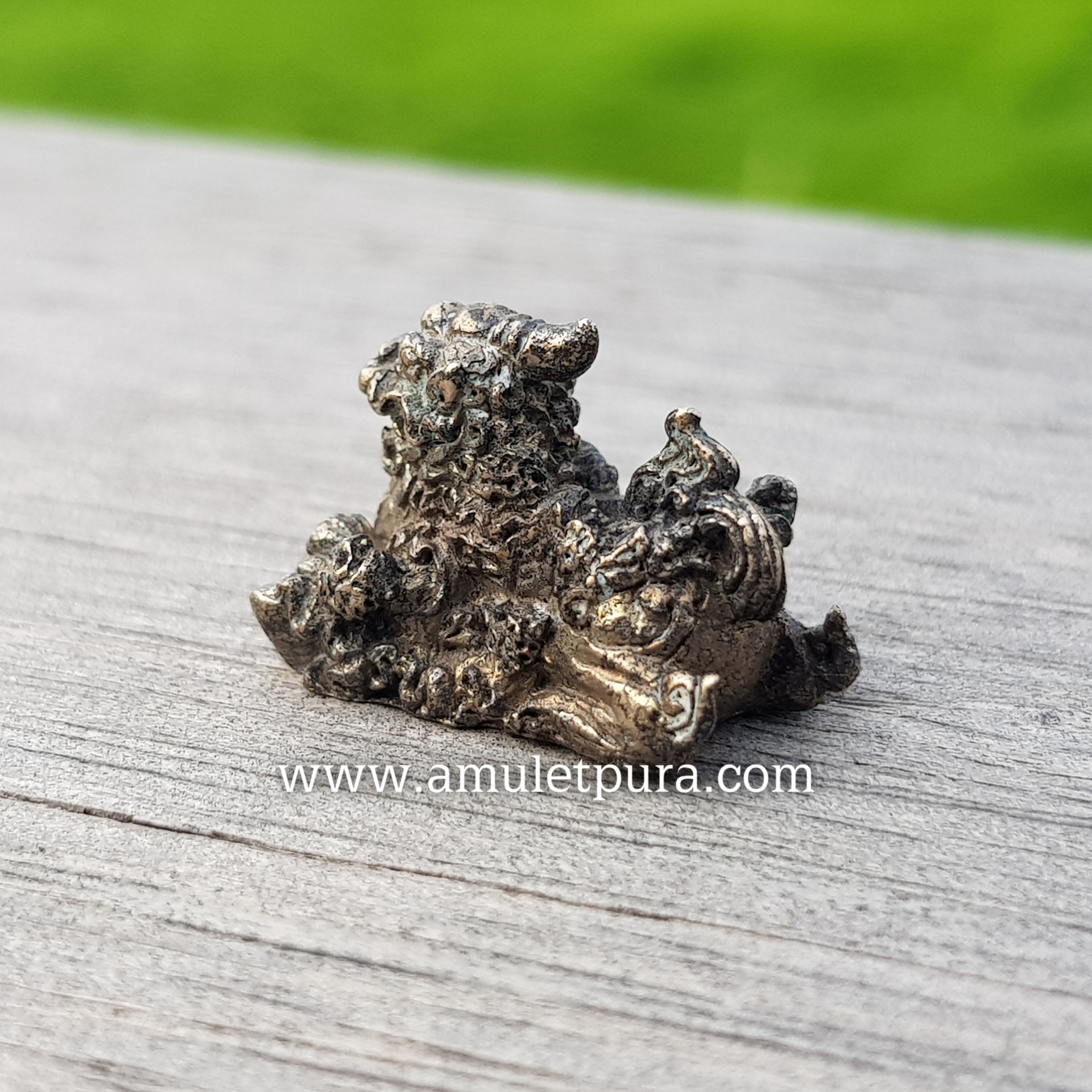 พญาปี่เซี๊ยะ แม่ลูกอ่อนมีลูก 8 ตัว(นวโลหะ)หลวงปู่ชุนหมิง วัดบางแก้ว จ.นครสวรรค์ (ตอกโค้ดใต้ฐาน)