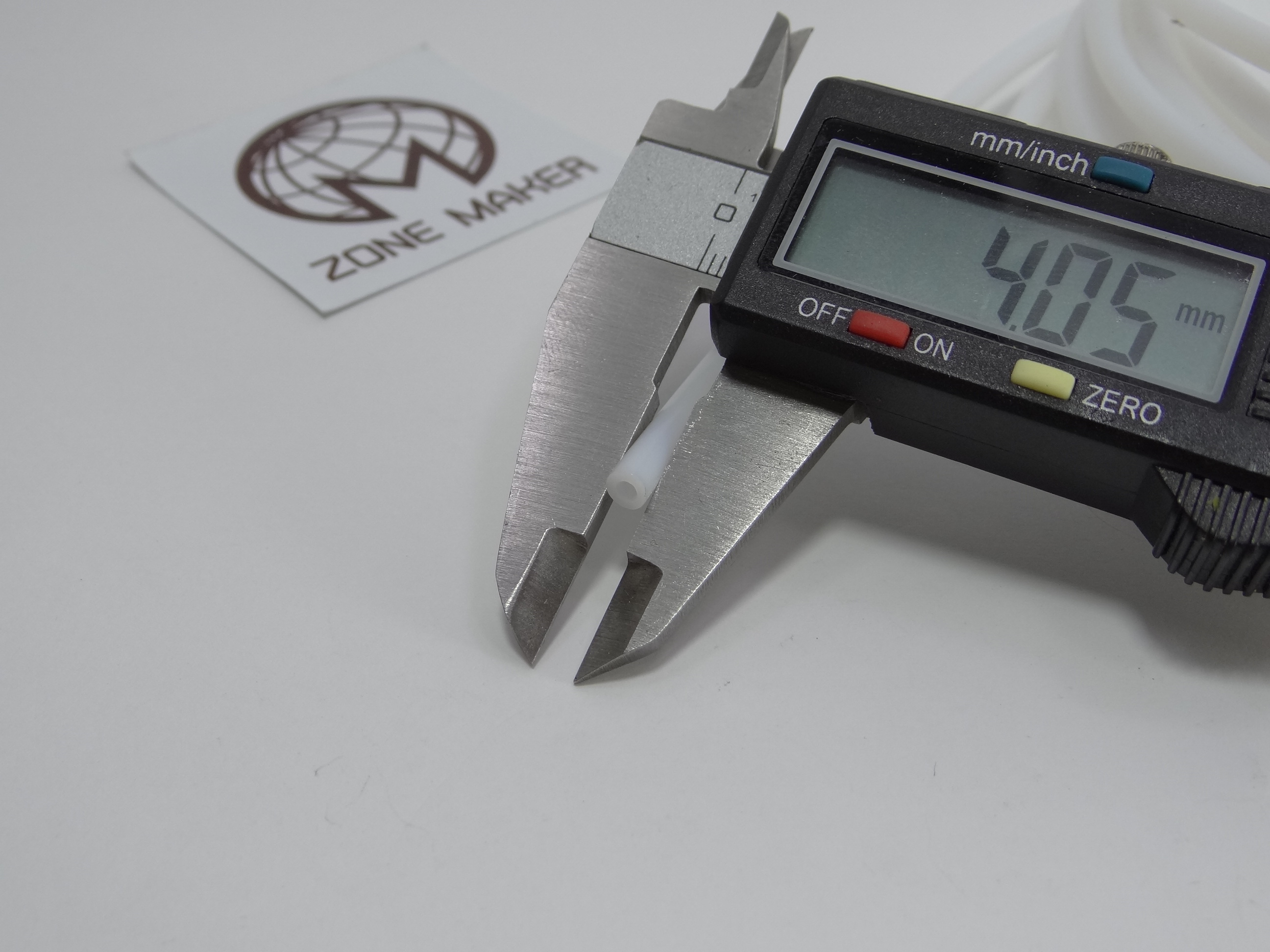 PTFE (สีขาว) Teflon Tubes ID 2mm, OD 4.1mm (ราคา/1เมตร)