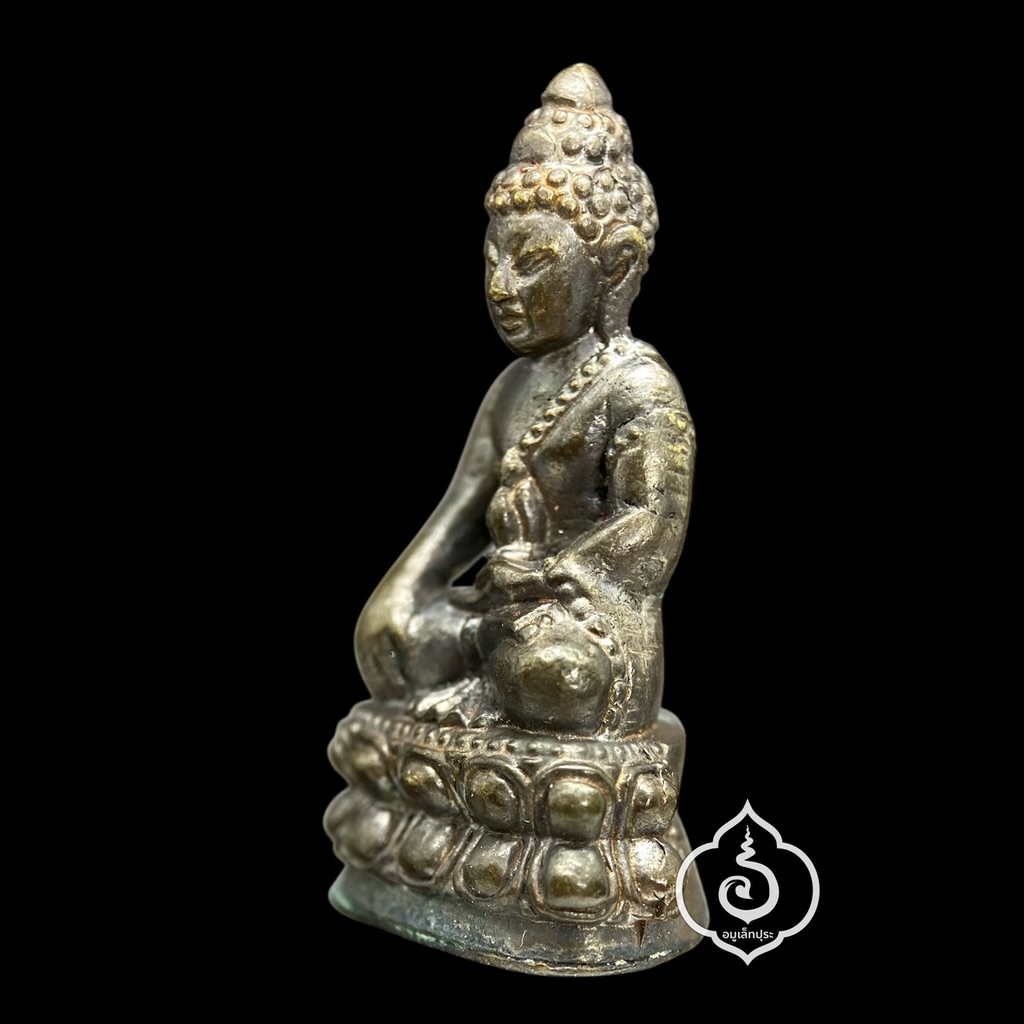 พระกริ่งหลวงพ่อฟู (เนื้อทองเหลืองเก่า) รุ่นมงคล90 ไตรมาสปี54 หลวงพ่อฟู วัดบางสมัคร จ.ฉะเชิงเทรา (ใต้ฐานมีโค้ด หมายเลข860)