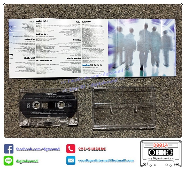 เทปคาสเซ็ท แบ็คตรีทบอยส์ Backstreet Boys อัลบั้ม Millennium