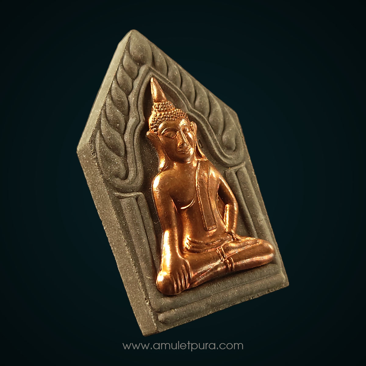 ขุนแผนนะมหาอำนาจ หน้ากากทองแดง รุ่นนะมหาอำนาจกันภัย ปี52 หลวงปู่แขก วัดสุนทรประดิษฐ์ จ.พิษณุโลก(มีโค้ด หลังตะกรุดเงิน สามดอก)