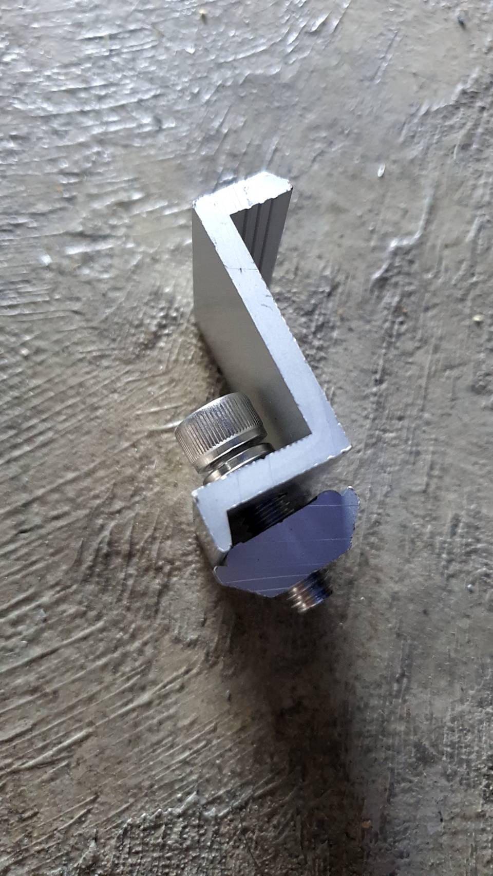 End Clamp 50mm. ตัวยึดขอบแผงโซล่าร์เซลล์