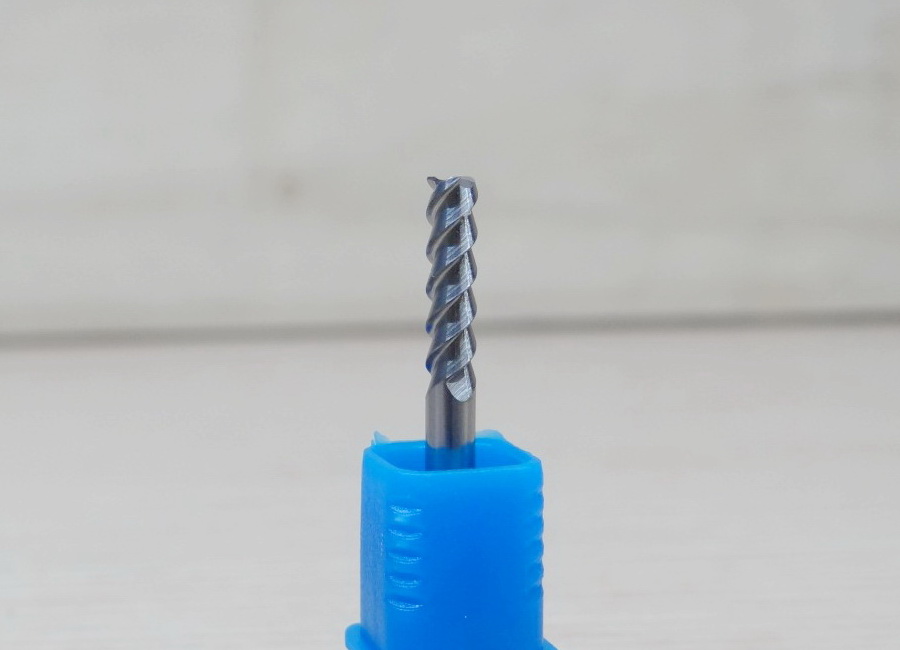 3-Flute Carbide Drill 3.175x3.175x12mm 38L HRC55 Square Flatted End Mill, Shank 3.175MM