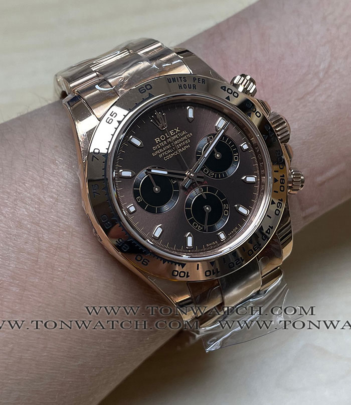 ROLEX DAYTONA CHOCOLATE FULL ROSE GOLD BT