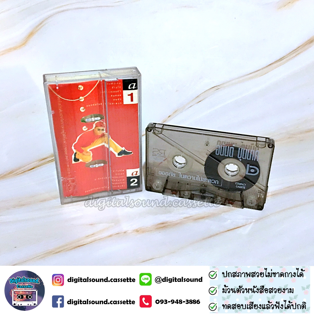 เทปเพลง เทปคาสเซ็ท อนันต์ บุนนาค อัลบั้ม ขออภัยในความไม่สะดวก