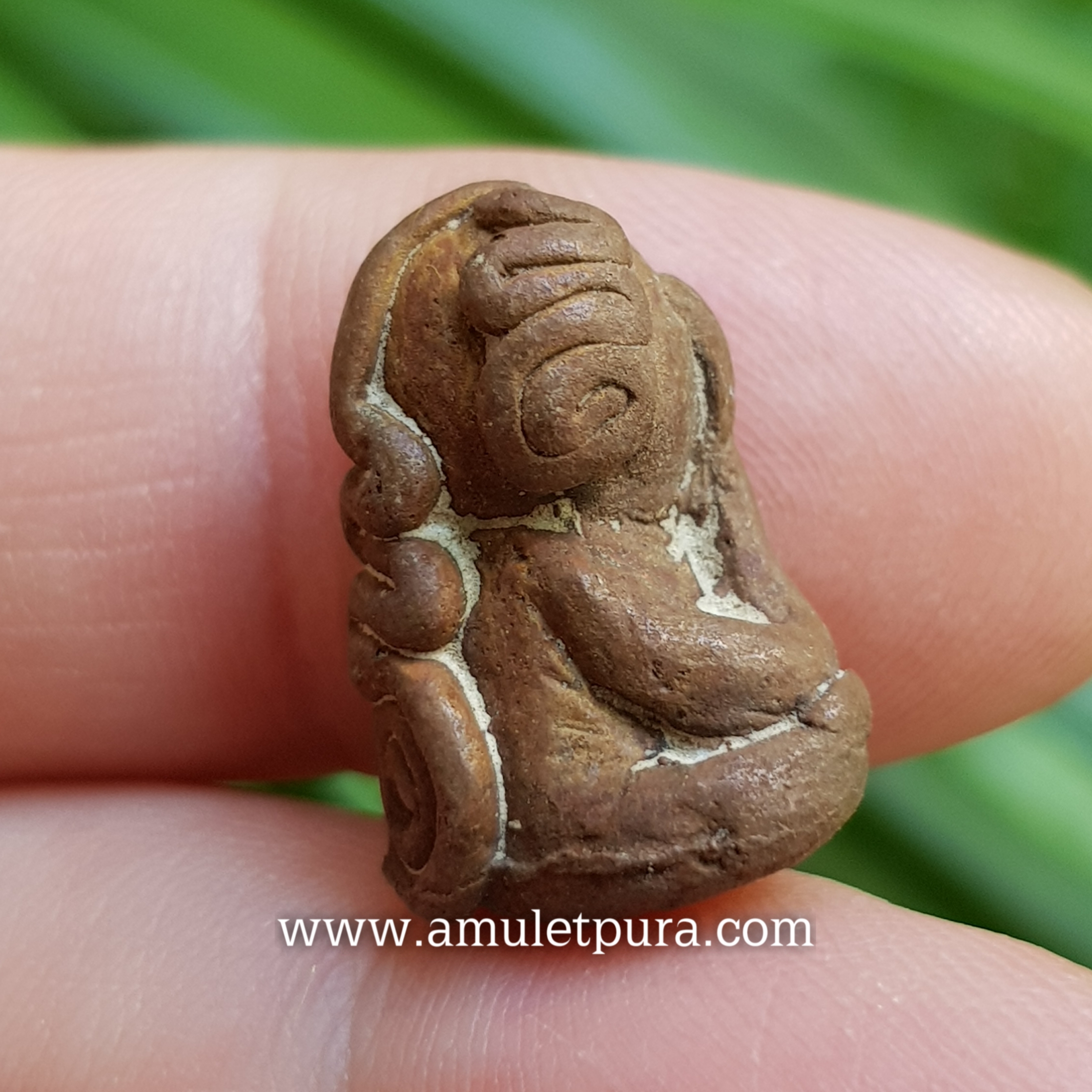 พระปิดตาหล่อโบราณ(เนื้อทองแดงเถื่อน)รุ่นแรก ปี63 หลวงปู่ชัช วัดบ้านปูน จ.พระนครศรีอยุธยา(ตอกโค้ด หมายเลข116)