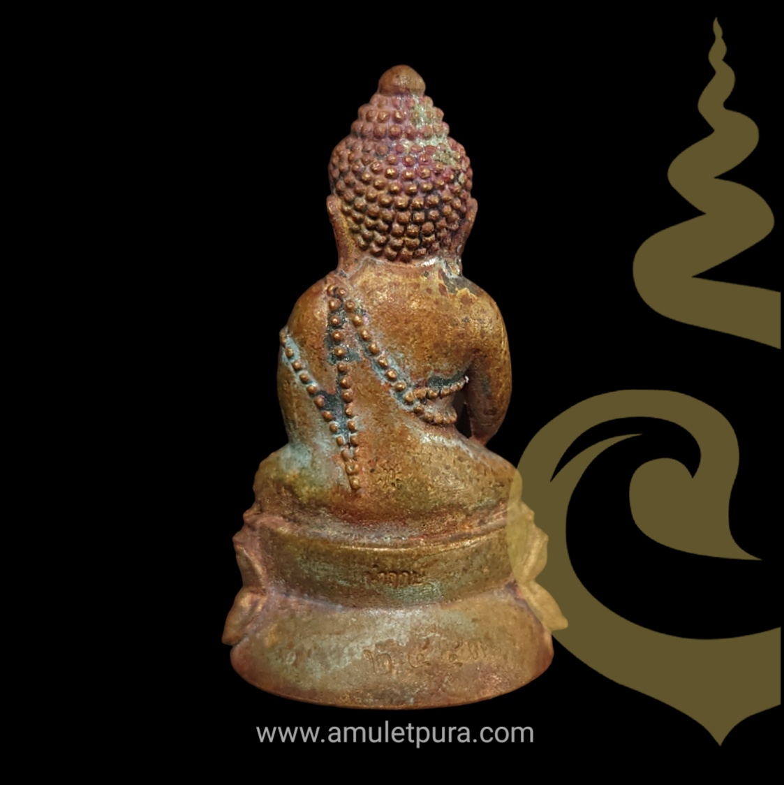 1 ใน 64 องค์ พระกริ่งมงคลมหาเศรษฐี (เนื้อมหาชนวน นำฤกษ์ ก้นอุดผง ฝังหลวงพ่อทวด) ปี64 หลวงพ่อทอง (ศิษย์เอกหลวงพ่อคูณ) วัดบ้านไร่ จ.นครราชสีมา (มีโค้ด หมายเลข2553)