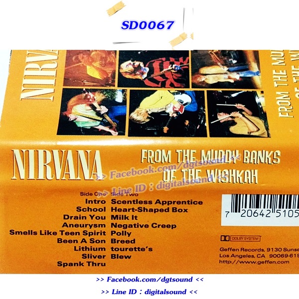 ขายเทปเพลง nirvana อัลบั้ม From the Muddy Banks of the Wishkah