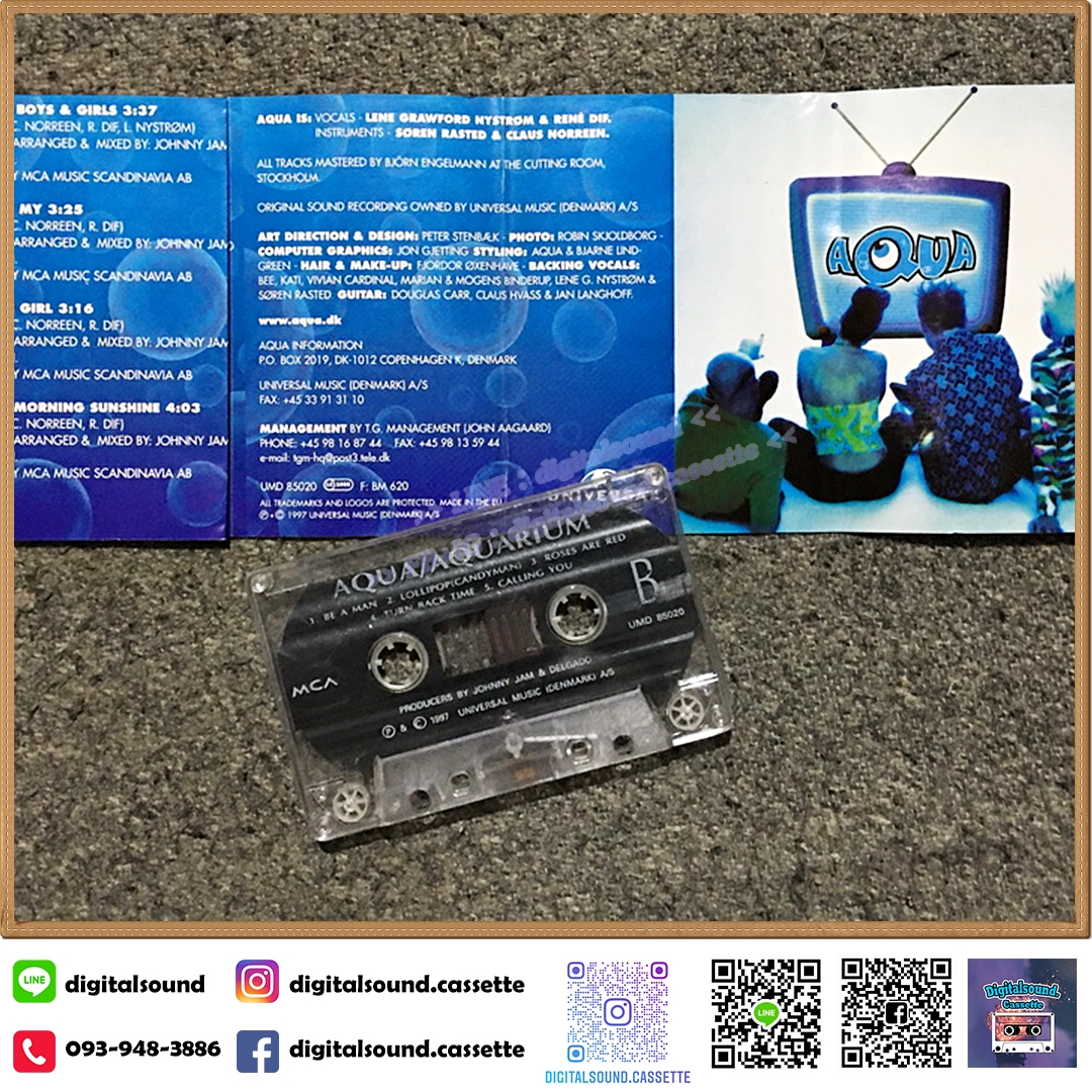 เทปคาสเซ็ท AQUA อัลบั้ม AQUARIUM