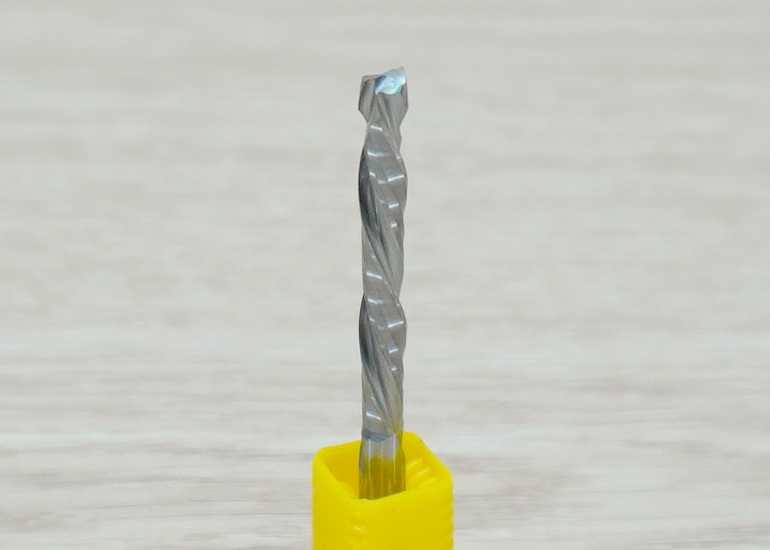 Double-Edged Compound Milling Cutter 4x4x32mm Blade Spiral Carbide เกรด 3A