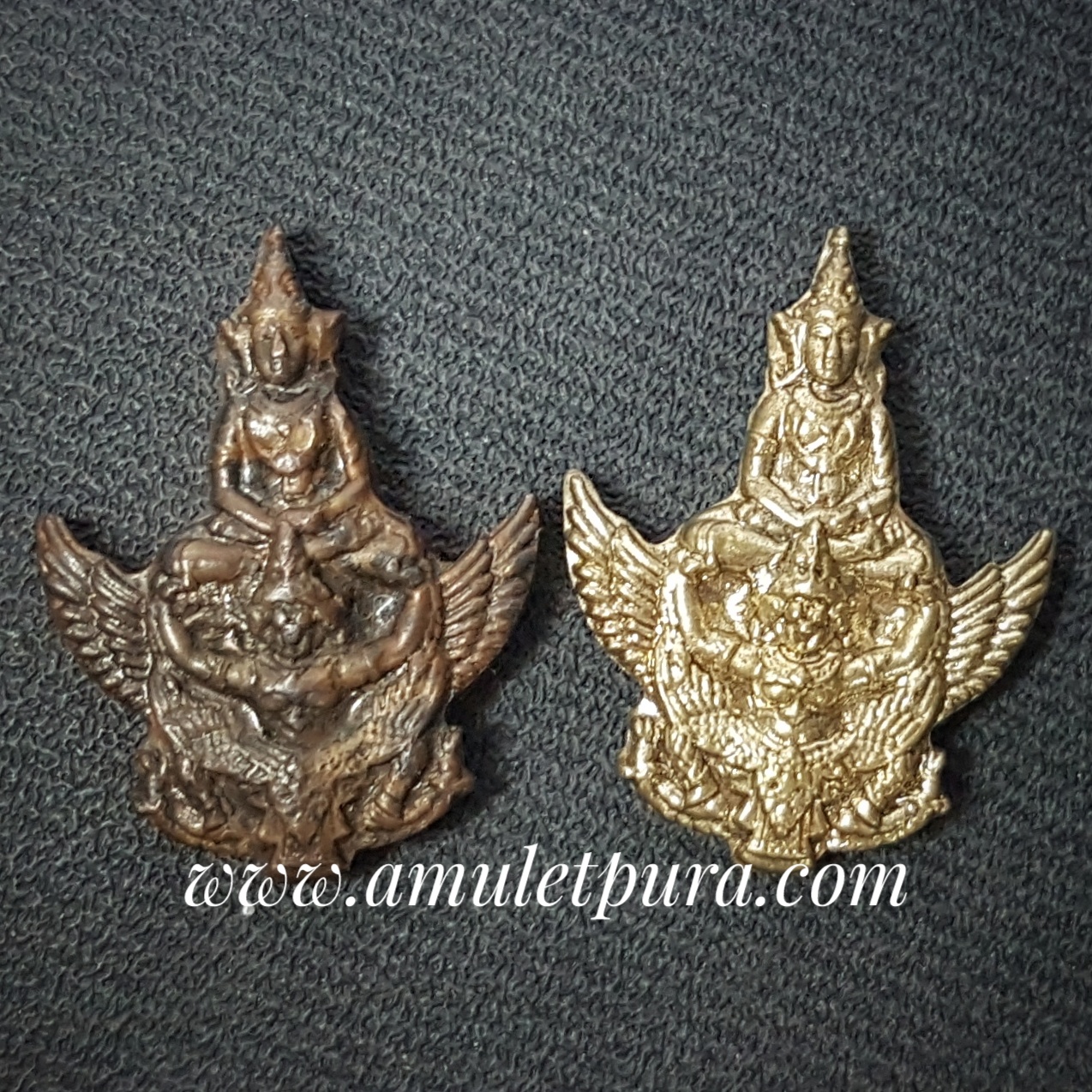 ปรกพระนารายณ์ทรงครุฑ (อัลปาก้า) รุ่นสร้างโบสถ์ กฐินปี51 หลวงปู่กาหลง วัดเขาแหลม จ.สระแก้ว (มีโค้ด หมายเลข 7316)