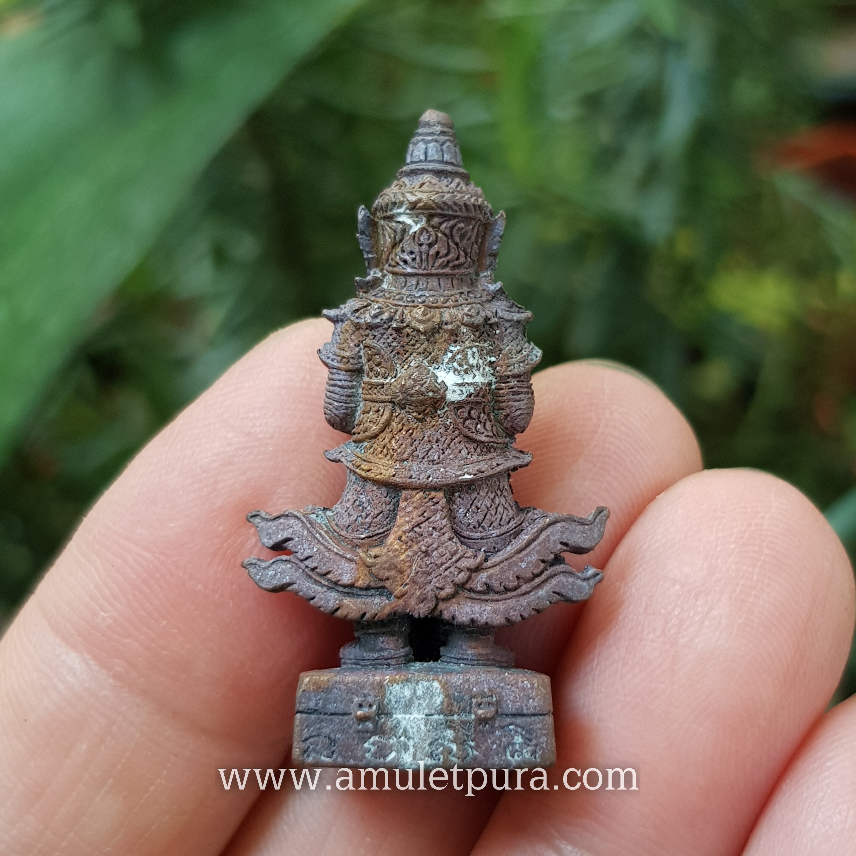 ท้าวเวสสุวรรณ (เนื้อมหาชนวน ตระกรุดเงินคู่) รุ่นทรัพย์ทวีคูณ89 ปี61 พ่อท่านเขียว วัดห้วยเงาะ จ.ปัตตานี (มีโค้ด หมายเลข 8252)