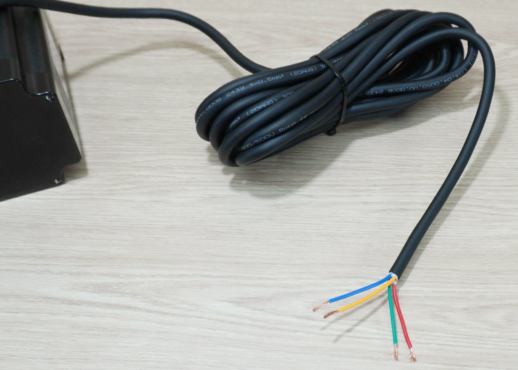 Stepper Motor (Nema34) แรงบิด 8.5N.m 5.6A Shaft 14mm (86BYGH250C) - 5m Cable