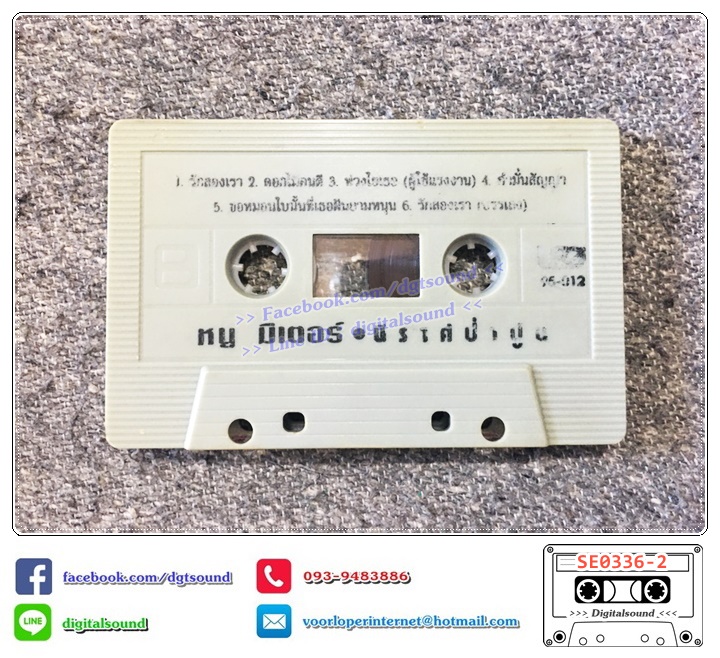 เทปคาสเซ็ท หนู มิเตอร์ อัลบั้ม นิราศป่าปูน
