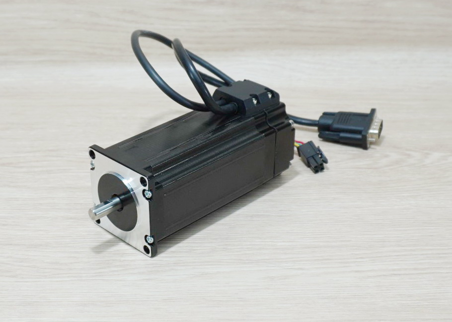Hybrid Closed-Loop Stepper Motor (Nema23) 57HBS36 แรงบิด 3.6N.m 4A Shaft 8mm + HBS57 Driver