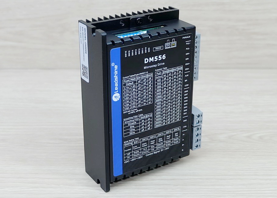DM556 V3.0 (Leadshine) Microstep Driver Peak 5.6A, 20-50 VDC 2-phase (New)