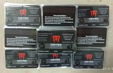 บัตรตัวอย่าง บัตรแถบแม่เหล็ก Hi-Co , Lo-Co คีย์ข้อมูลได้