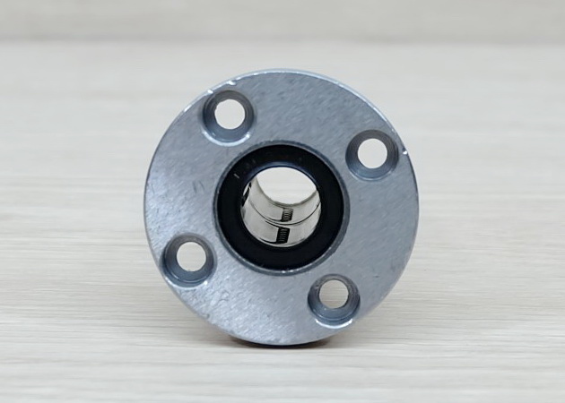 LMF12LUU 12x21x57mm Round Flange Long Linear Ball Bearing 12mm