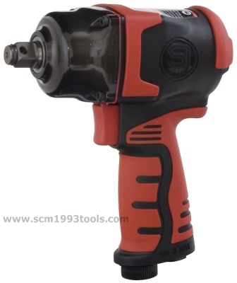 Shinano รุ่น SI-1610-SR บ็อกลม 1/2" รุ่นปืนตัวเบา Twin Hammer ญี่ปุ่น IMPACT WRENCHES