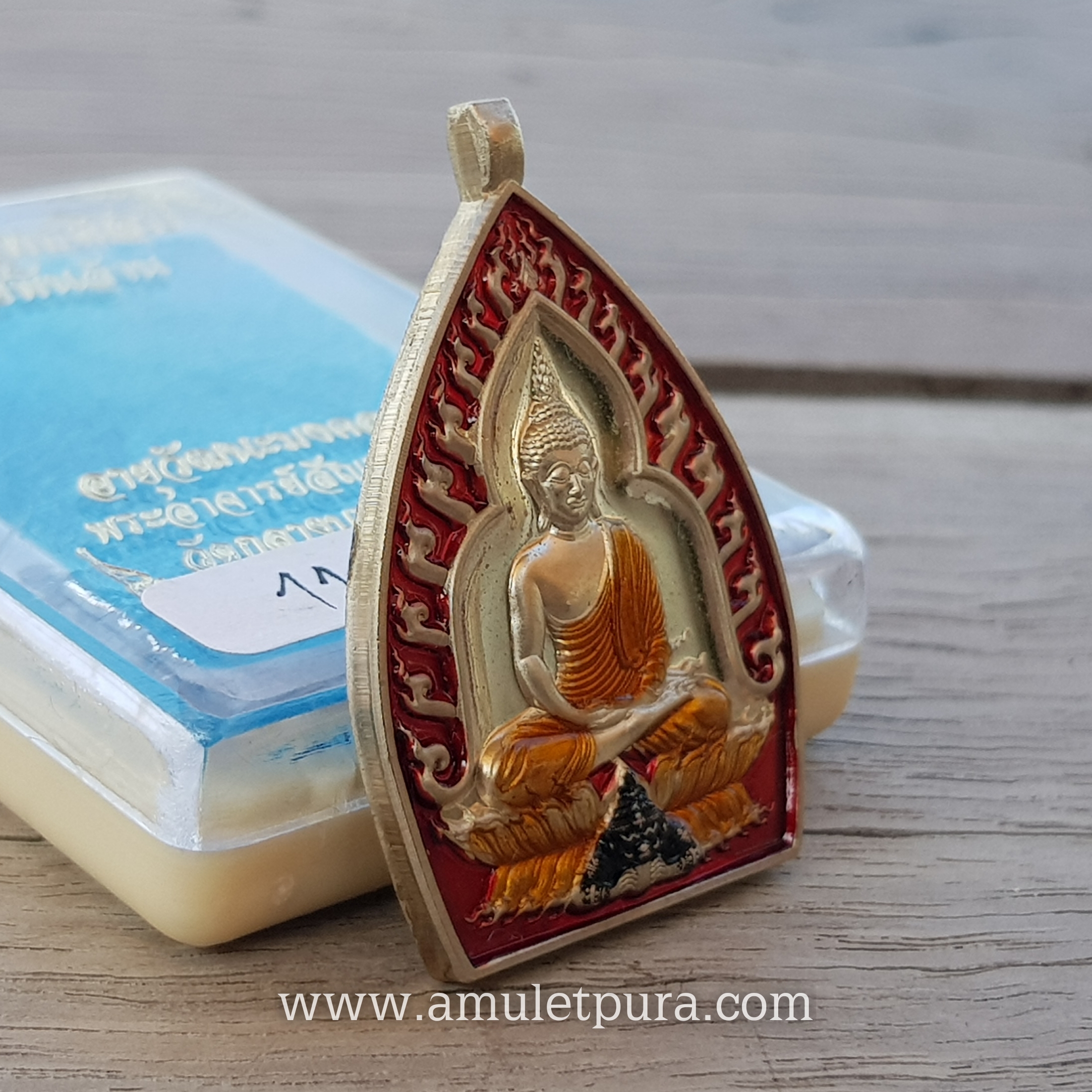 เจ้าสัวพุทธศิลป์(อัลปาก้าลงยา)รุ่นรวยพันล้าน อายุวัฒนะมงคล75 ปี ปี64 พระอาจารย์สัญญา(คง)วัดกลางบางแก้ว จ.นครปฐม(มีโค้ด หมายเลข113)