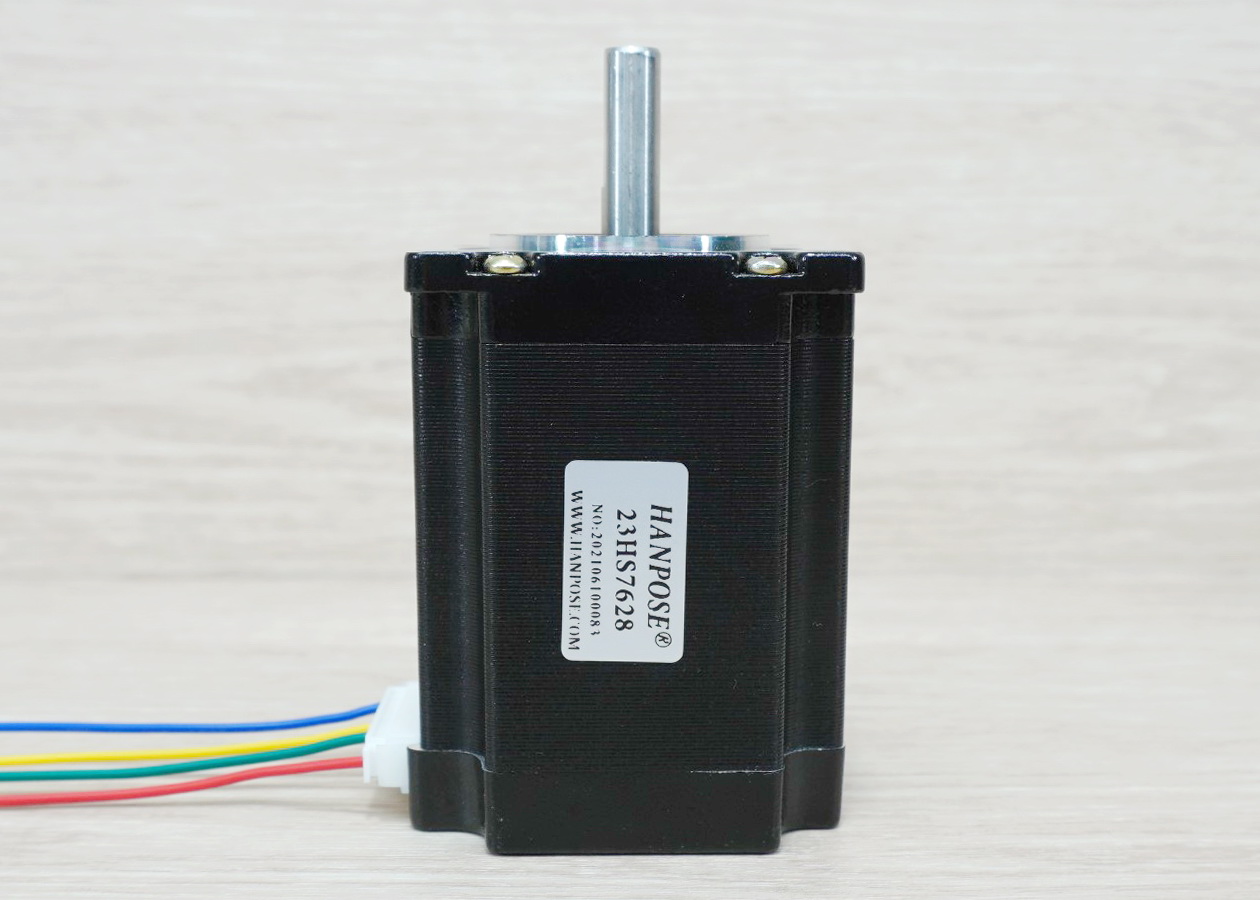 HANPOSE - Stepper Motor (Nema23) แรงบิด 1.89N.m 2.8A Shaft 8mm (23HS7628-8)