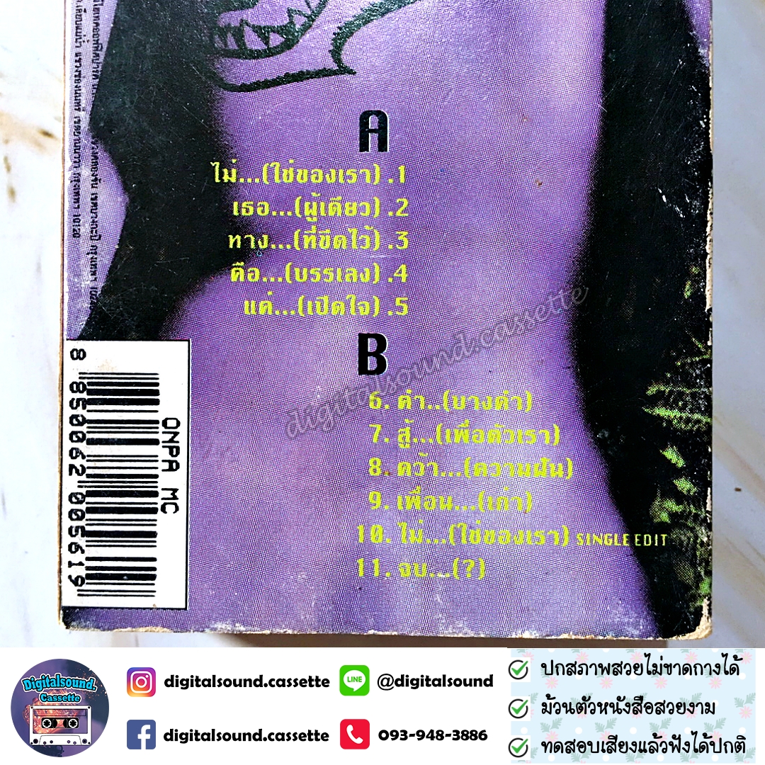 เทปคาสเซ็ท วูล์ฟแพ็ค Wolfpack อัลบั้ม Wolfpack