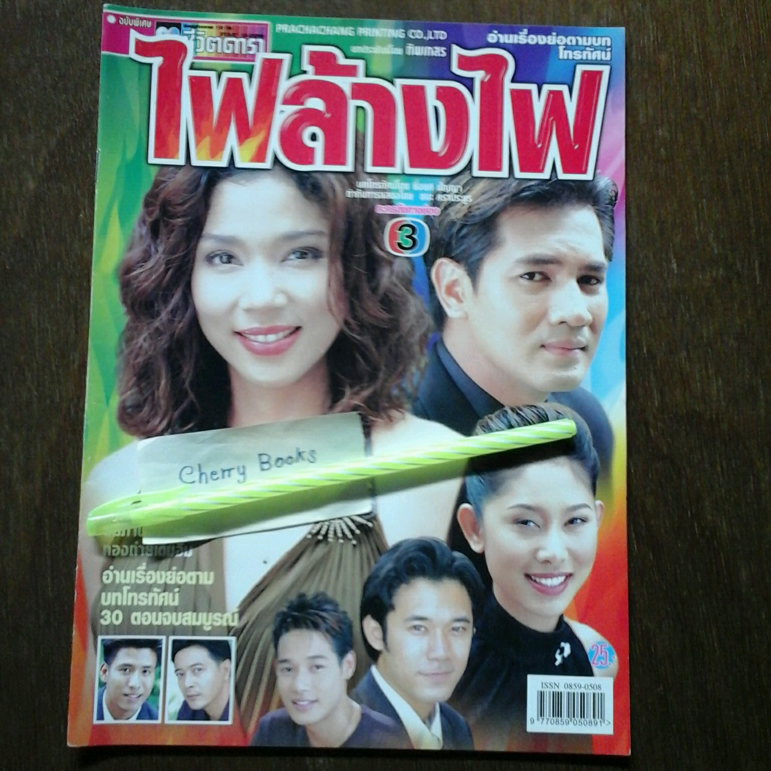 หนังสือเรื่องย่อละคร ไฟล้างไฟ