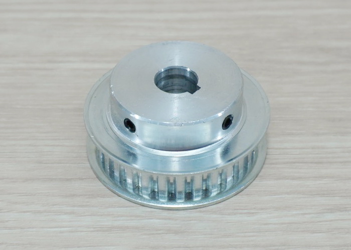 XL-10mm, 30 Tooth Timing Pulley Aluminum Bore 14mm + Key Hole 5mm