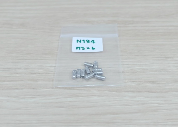 M3x6 สกรูตัวหนอน DIN916 Stainless steel 304 (แพ็ค20ตัว)
