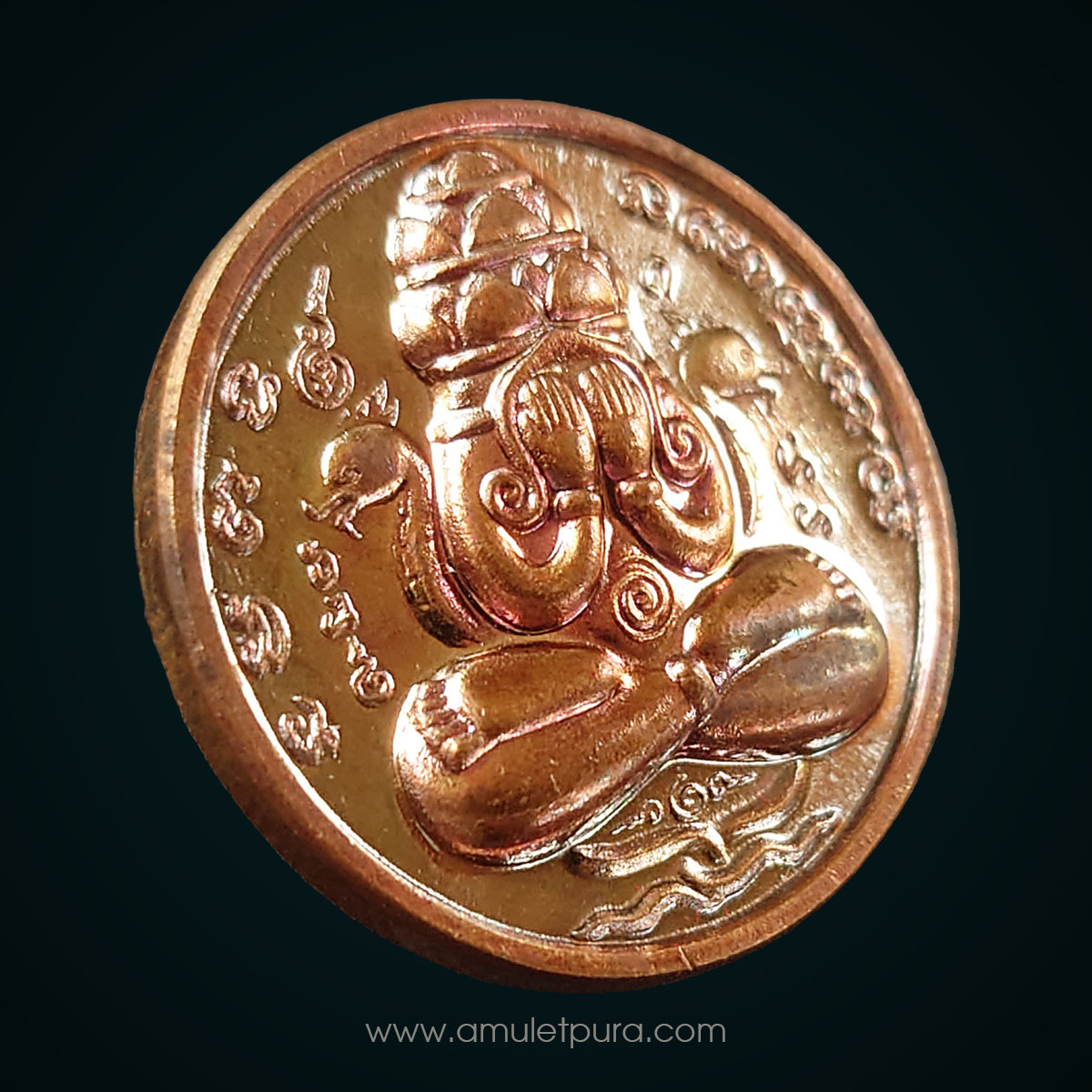 เหรียญพังพระกาฬ รุ่นเหนือดวง59 เนื้อสัตตะโลหะผสมชนวน (แจกเฉพาะศูนย์จอง 2.6 ซม) ปี59 วัดพระมหาธาตุ จ.นครศรีธรรมราช (2โค้ด หมายเลข 3395)