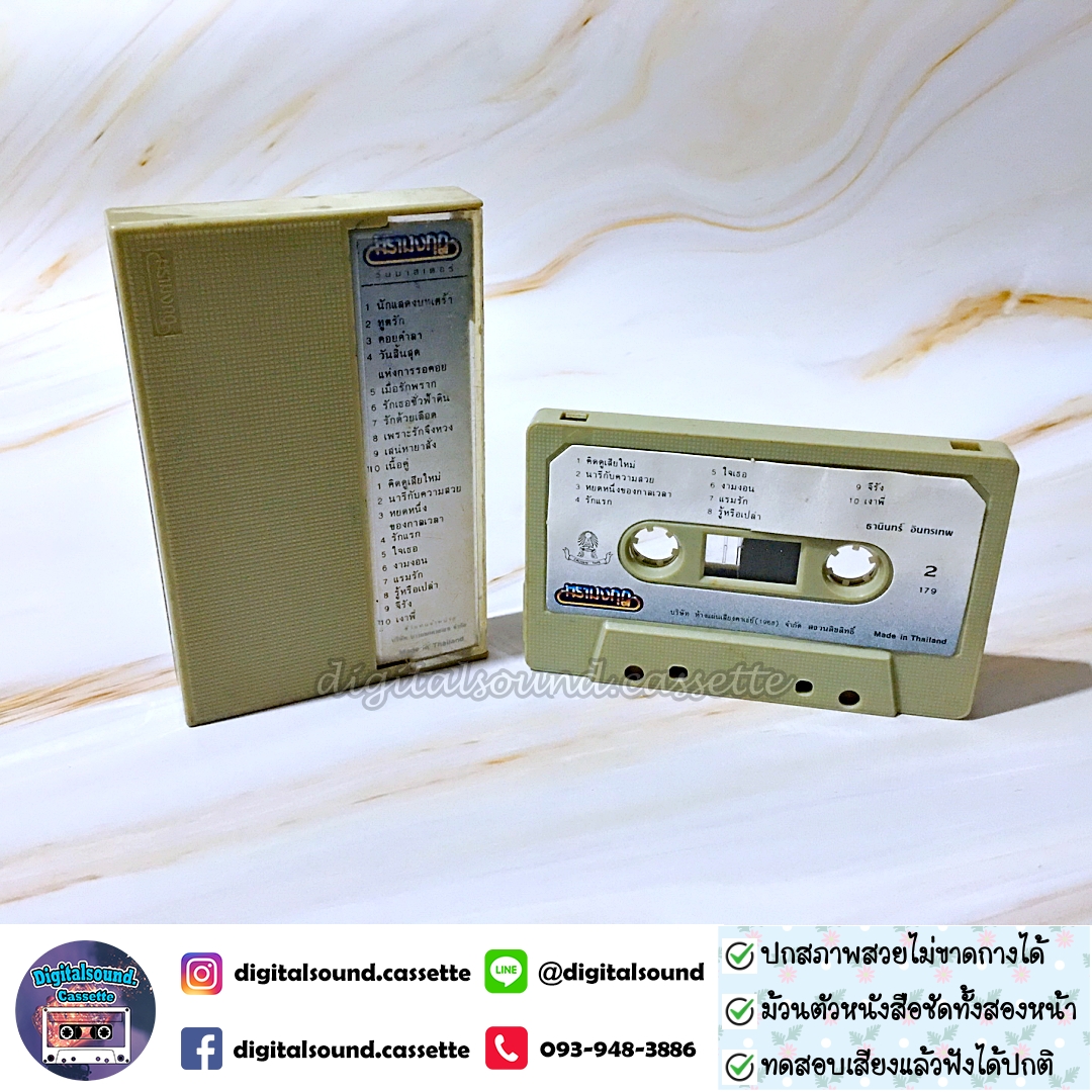 เทปคาสเซ็ท ธานินทร์ อินทรเทพ อัลบั้ม นักแสดงบทเศร้า