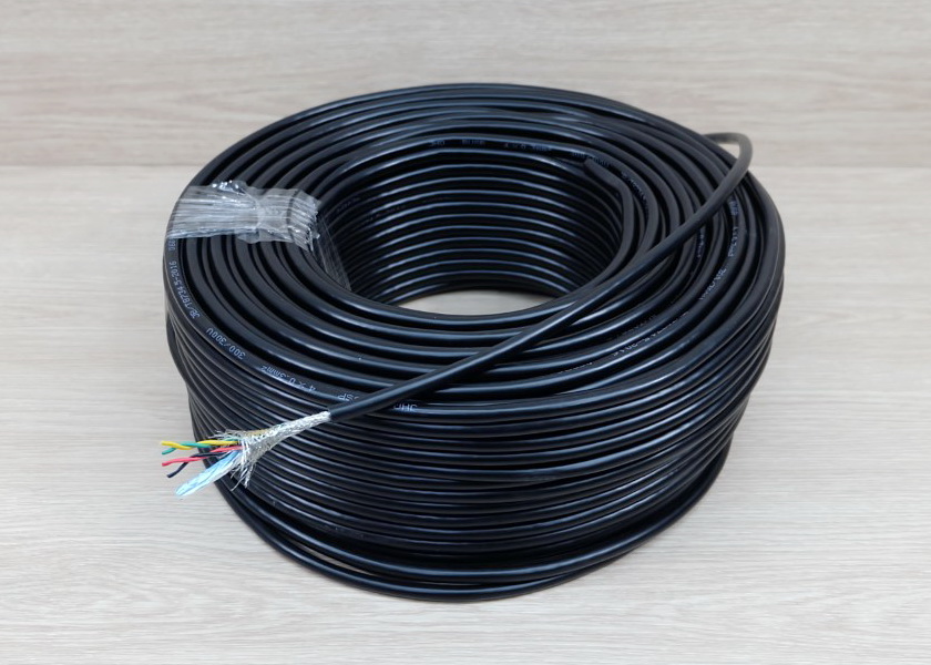 4 core X 0.3 mm² Shielded Wire RVSP Signal Line Shielded Twisted Pair (1m)