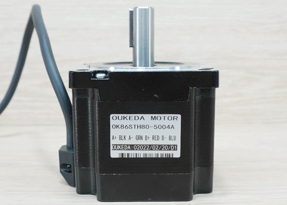 OUKEDA - Stepper Motor (Nema34) แรงบิด 4.6N.m 5A Shaft 14mm (OK86STH80-5004A)