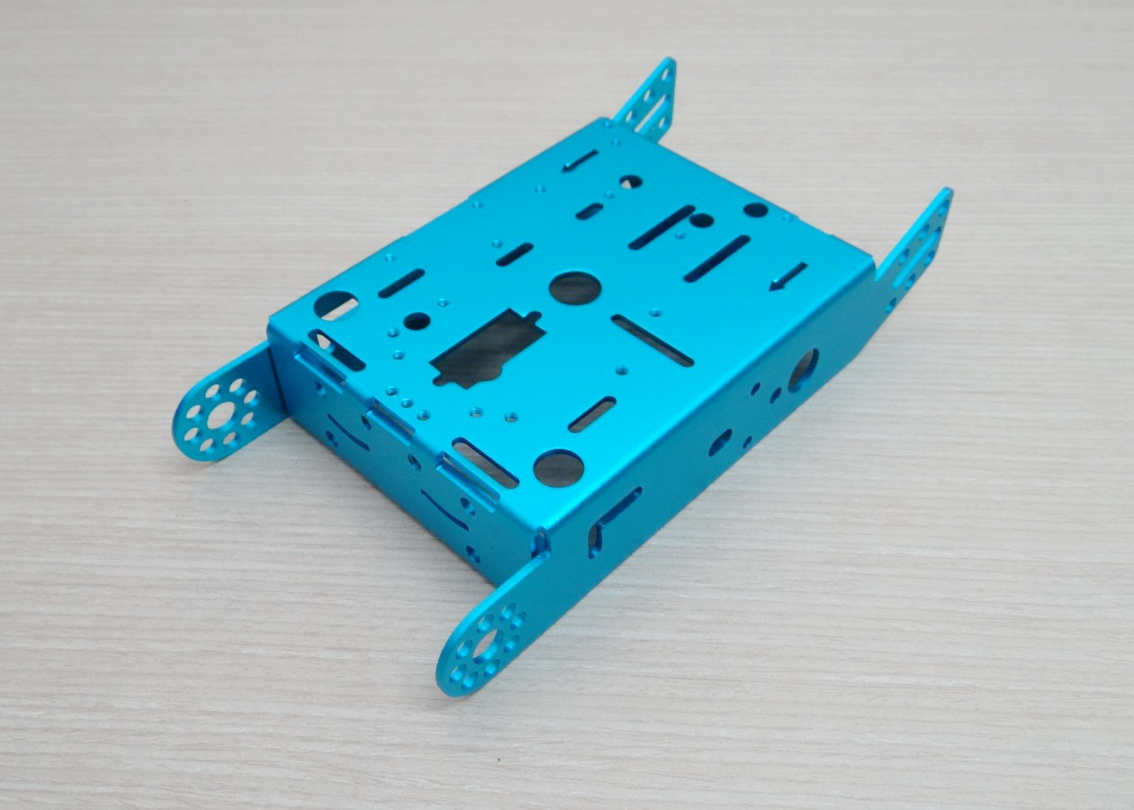 Aluminum Robot Chasis DIY (Blue)