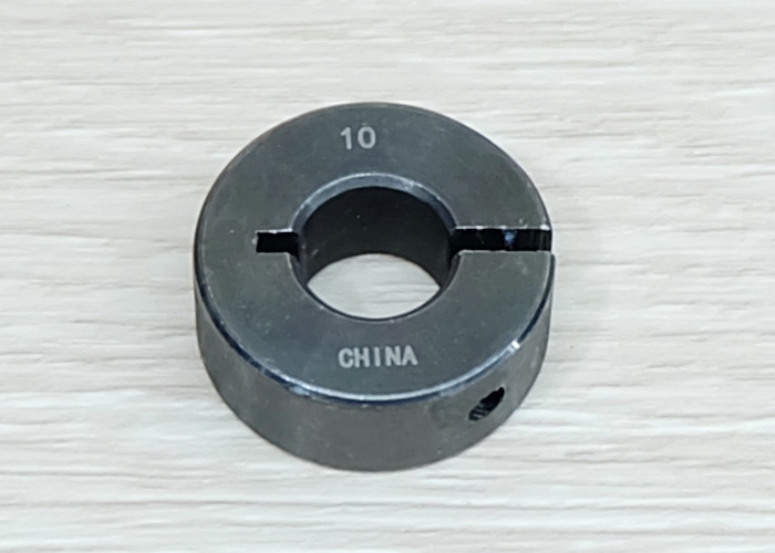 SCS 10x24x9 mm (IDxODxThickness) 45 Steel - Open type optical axis fixing ring