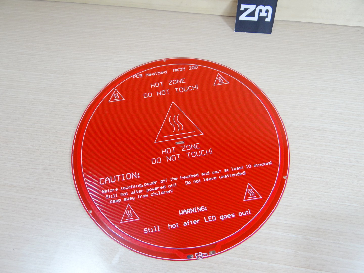 MK2Y 200mm PCB Heat Bed Round 12V