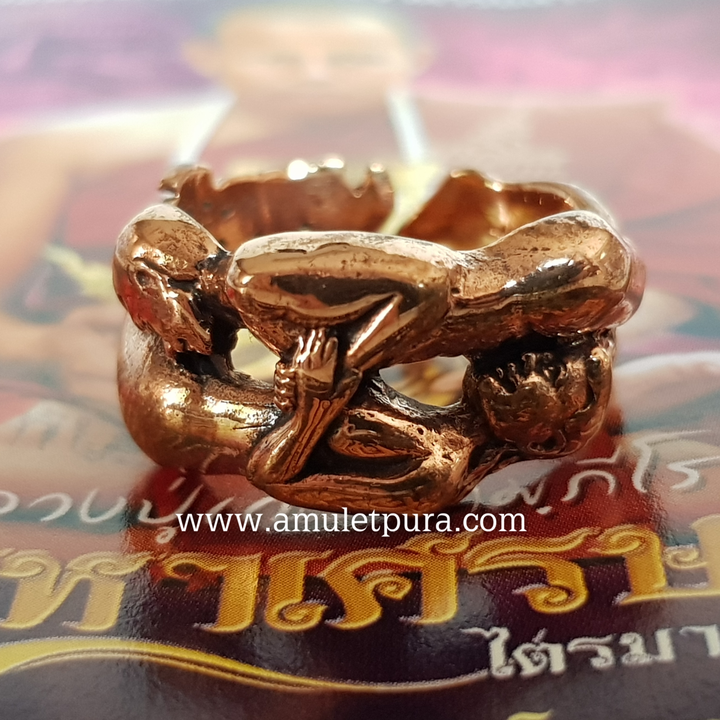 แหวนอิ้นคู่สะรัยคะเนีย(แหวนอิ้นรักกัน)ทองเทวา รุ่นมหาเศรษฐี ไตรมาส51 หลวงปู่เณร วัดบ้านเกษตรทุ่งเศรษฐี จ.ร้อยเอ็ด