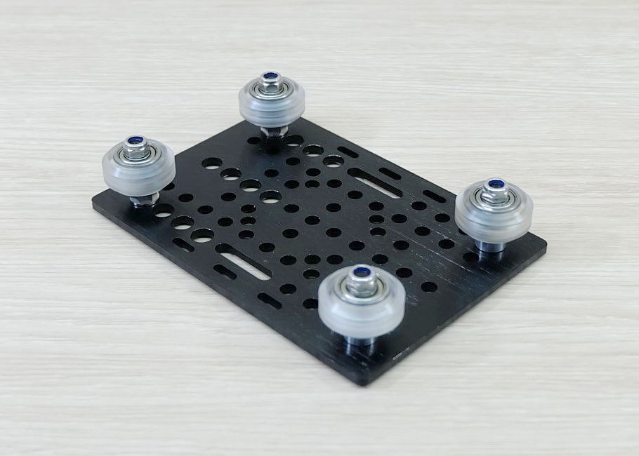 ชุดสำเร็จ V-Slot Gantry Plate 20-80mm T3 x 88 x 127mm + Xtreme Solid v wheel 4 ชุดล้อ