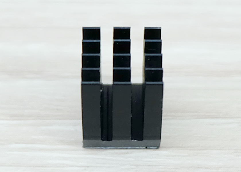 Black Aluminum Heat Sink 9x9x12mm