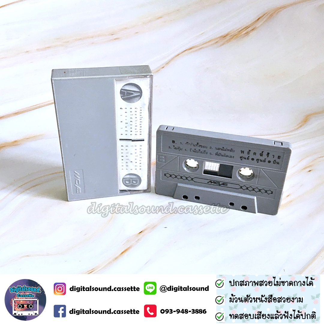 เทปคาสเซ็ท ปั่น ไพบูลย์เกียรติ เขียวแก้ว อัลบั้ม พยัคฆ์ร้าย ศูนย์ ศูนย์ ปั่น