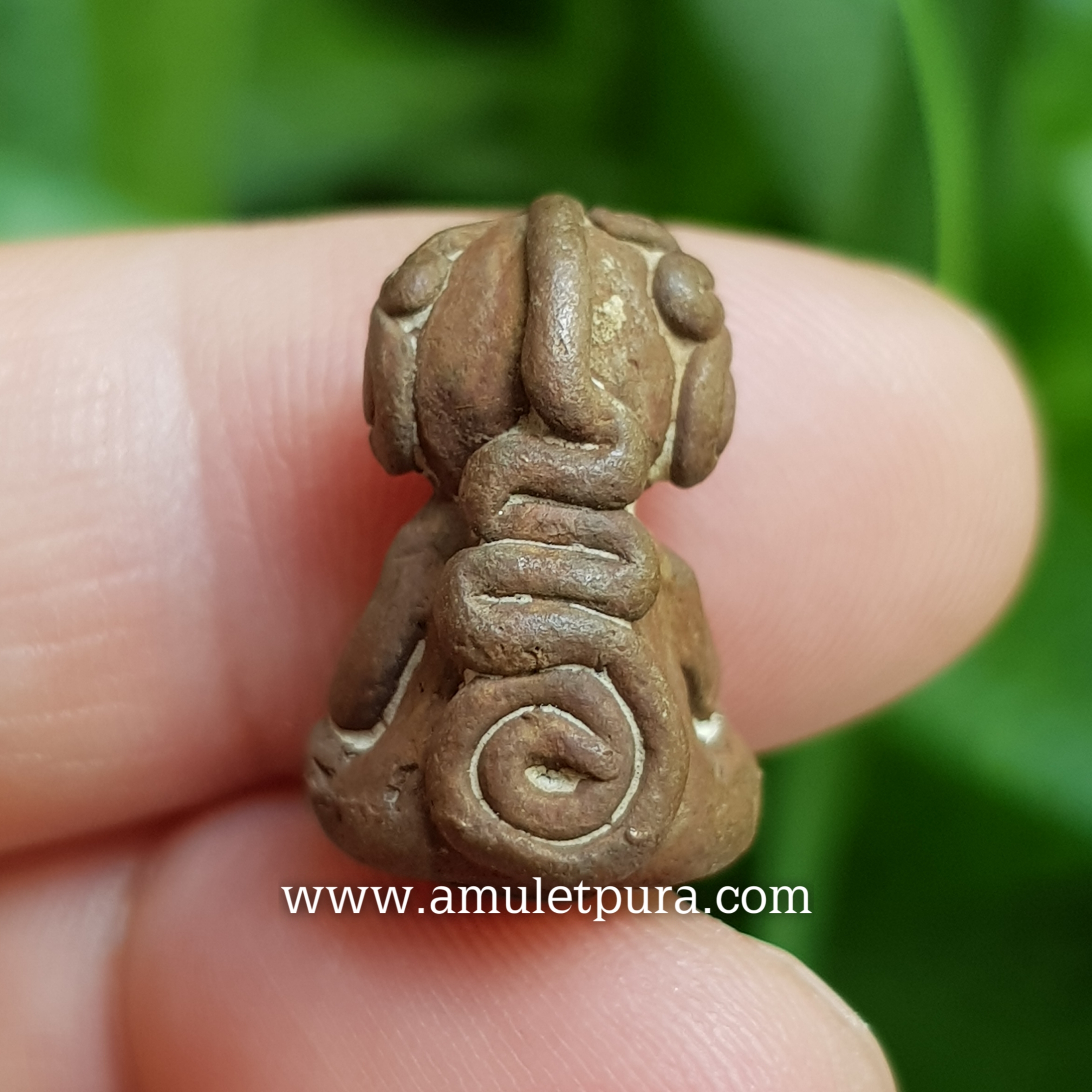 พระปิดตาหล่อโบราณ(เนื้อทองแดงเถื่อน)รุ่นแรก ปี63 หลวงปู่ชัช วัดบ้านปูน จ.พระนครศรีอยุธยา(ตอกโค้ด หมายเลข207)