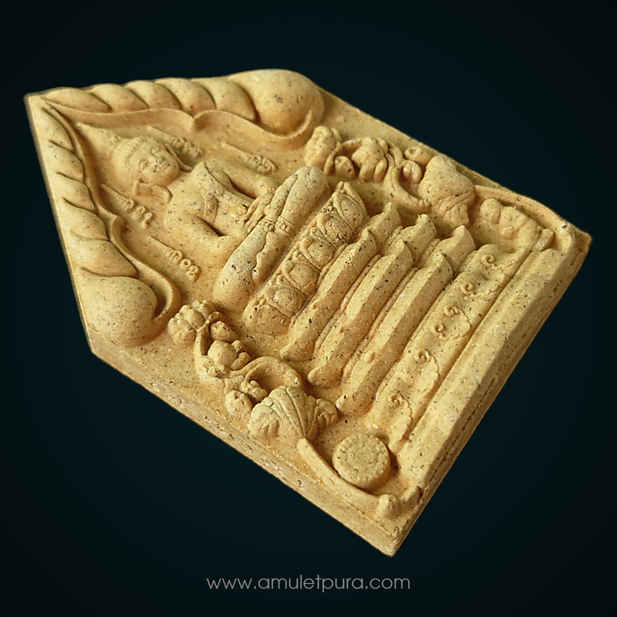 พระพุทธเจริญทรัพย์ (เนื้อรวมผงว่านผงพุทธคุณ) ปี66 หลวงปู่มหาศิลา สิริจันโท เมตตาอธิษฐานจิตปลุกเสกเดี่ยว (มีโค้ด หมายเลข 5031)